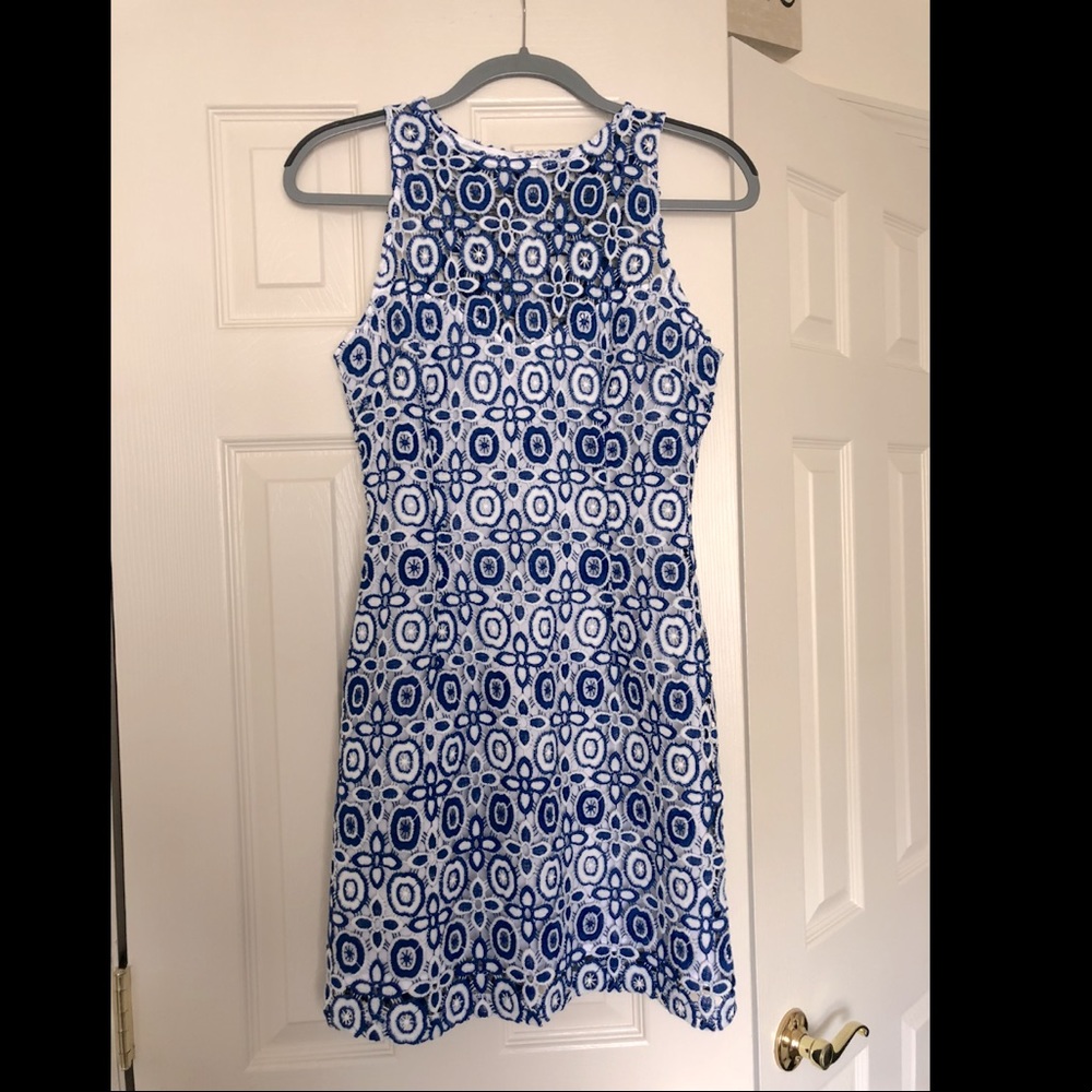 Blue Shift Dress